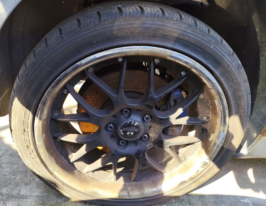 Jantes 18" Aversus 5x112 c/pneus em bom estado