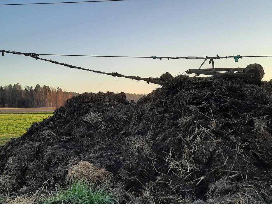 Szufla do wyciągu obornika górnolinowego
