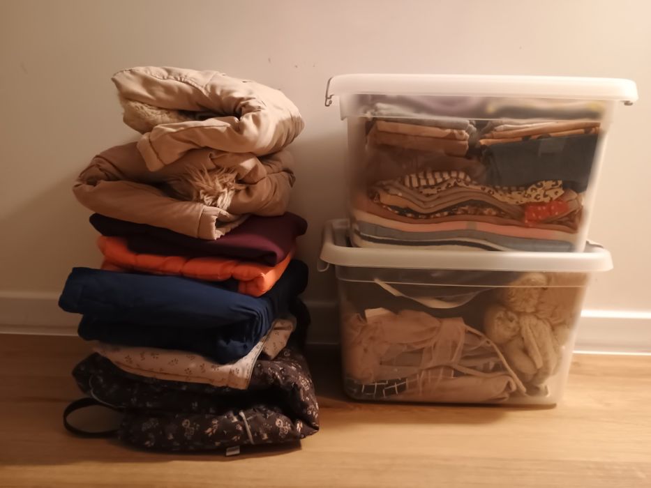 Wielka paka ubrań dla dziewczynki