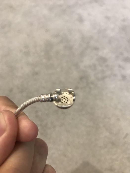 Пандора Pandora браслет срібний з золотом з США