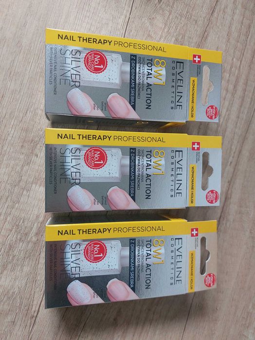 Odżywka do paznokci z drobinkami srebra Eveline