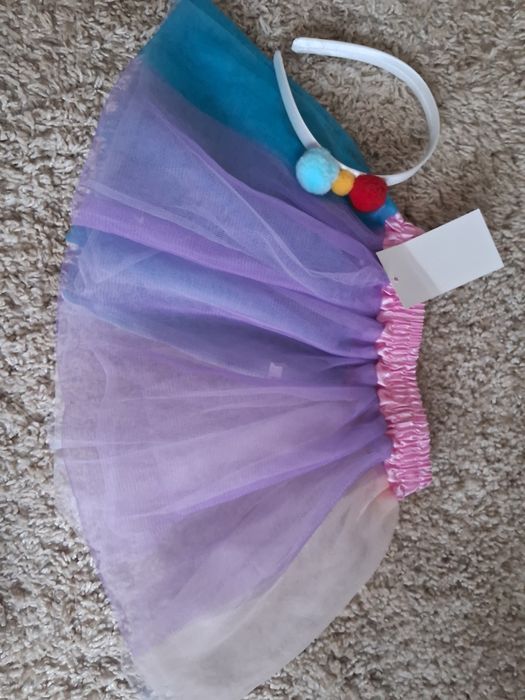 Отдам новую фатиновую юбку на девочку 1 год и обруч