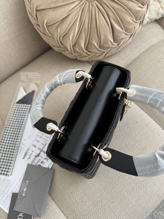 Torebka Dior lady black gold