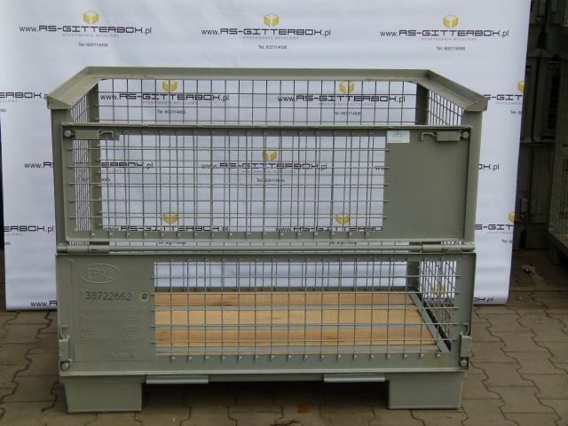 Gitterbox NOWY Gitterboxy EPAL UIC UJC paleta metalowa opakowanie kos