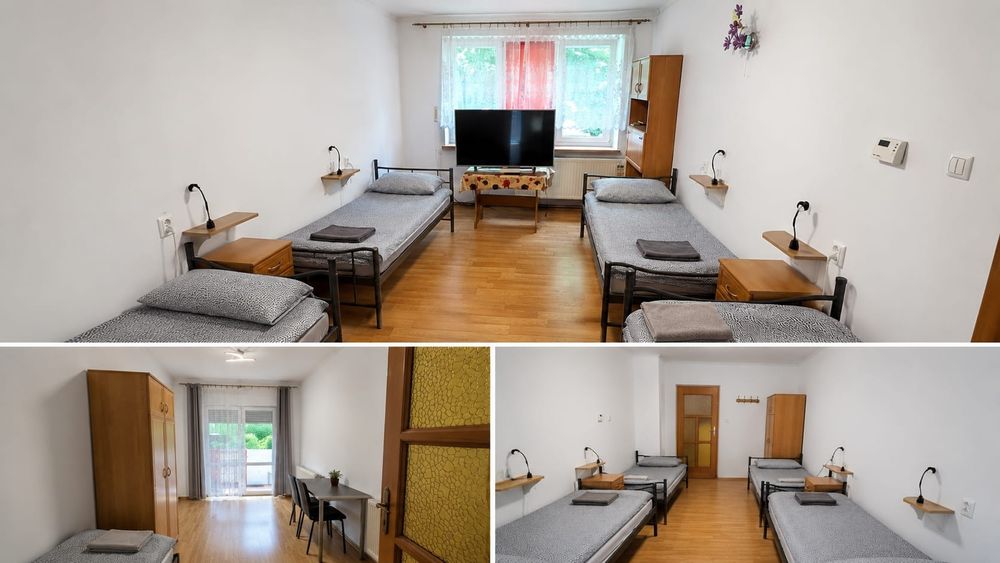 Mieszkanie 48,5 m² | Parter z balkonem | Idealne dla rodziny lub jako kwatera pracownicza dla 8 osób | Świebodzice