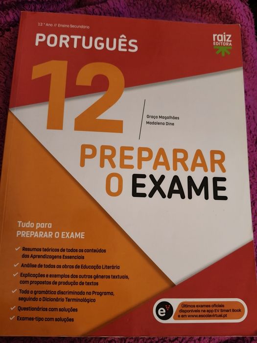 Livro de preparação para exame nacional de português do 12 ano