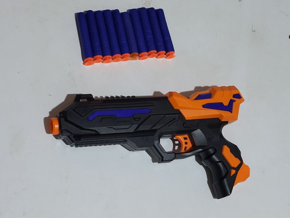 Nerf  Пневматический пистолет игрушка  * 10 пулек