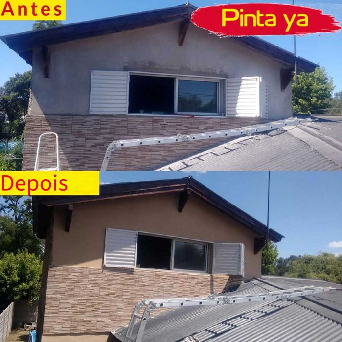 Pintura de casas e lojas