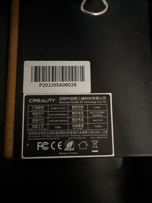 Creality Ender 3 Pro490126255860623362