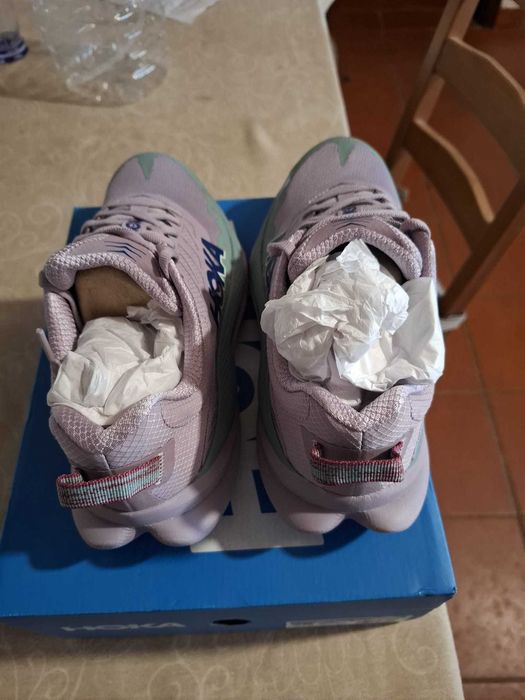 Sapatilhas HOKA Torrent 4 rosa verde lilás mulher