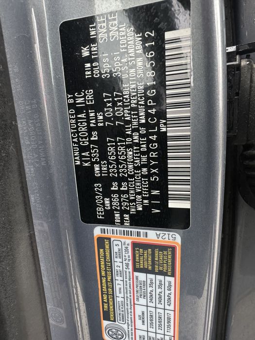 Kia Sorento 2023 2.5 New!