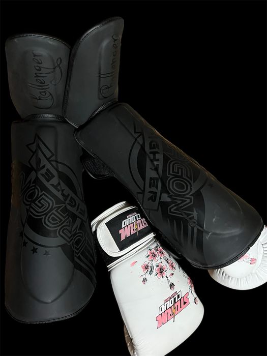 Zestaw Muay Thai StormCloud i Dragon ochranicze boks i rekawice 8