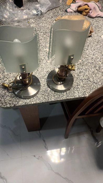 Par de candeeiros de quarto