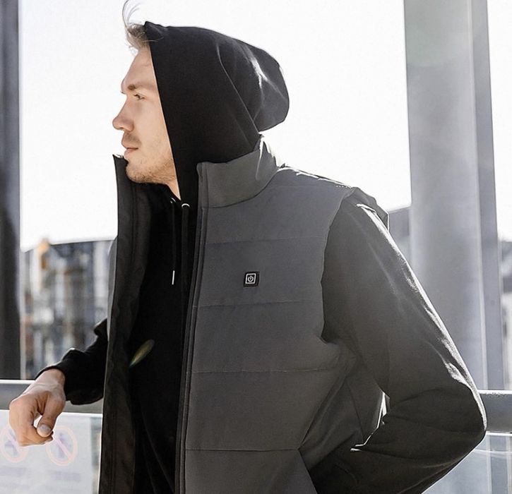 Акція якісна куртка-жилетка з підігрівом