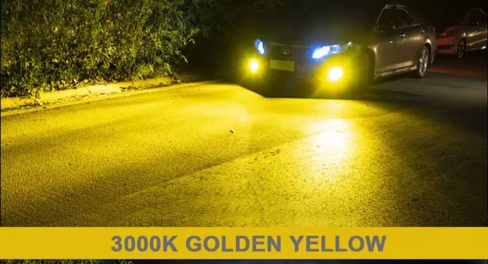 H27W(2)  881 Yellow LED светодиодные 3000к