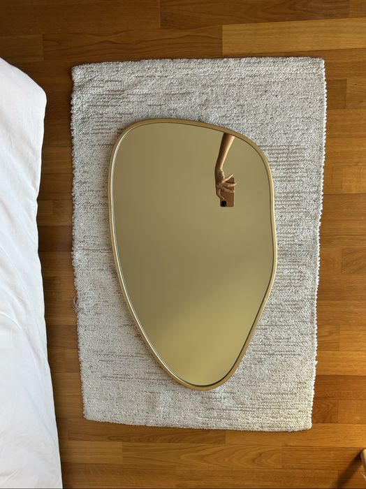 Espelho oval metal dourado GUNNAR Maisons du Monde
