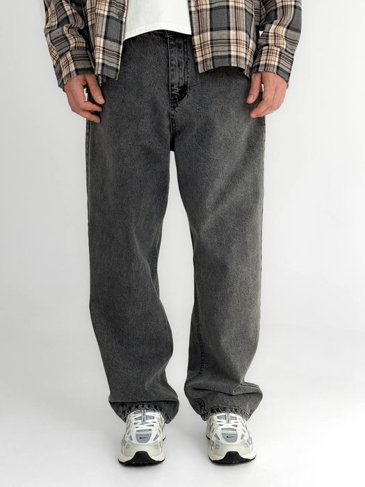 Джинси чоловічі baggy jeans, широкие джинсы мужские реп rap sk8 XL