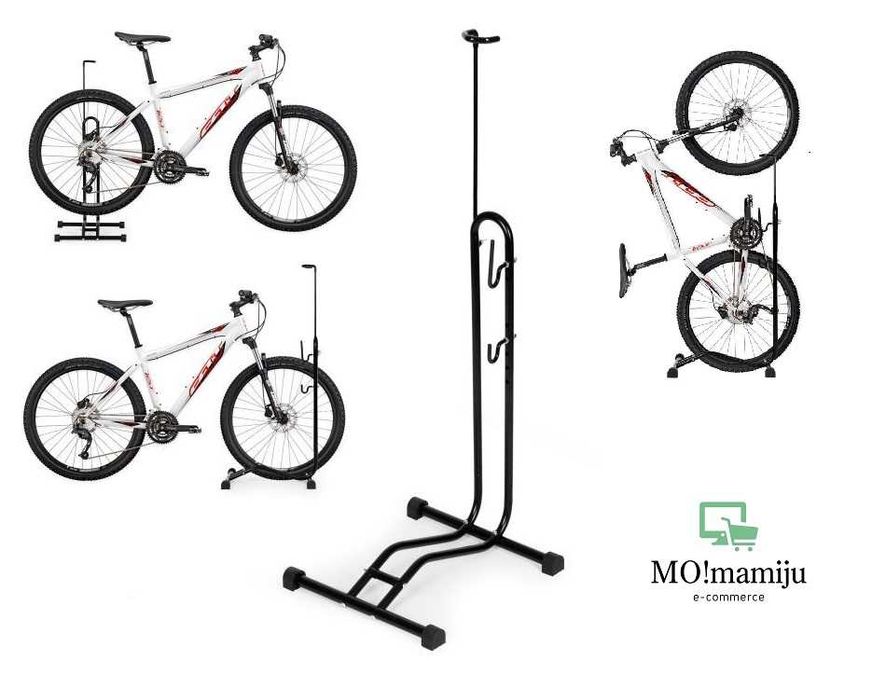 STOJAK SERWISOWY / POSTOJOWY 3w1 uchwyt na rower czarny