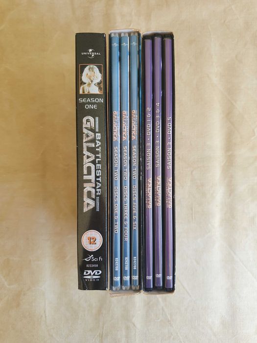 DVDs usados Battlestar Galactica Temporadas 1, 2 e 3