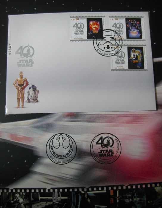 Carteira de Selos Star Wars numerada nº 2887 CTT Nova