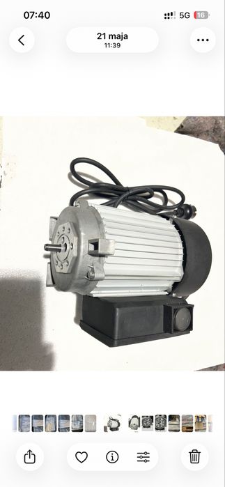Silnik z pompạ hydraulicznạ