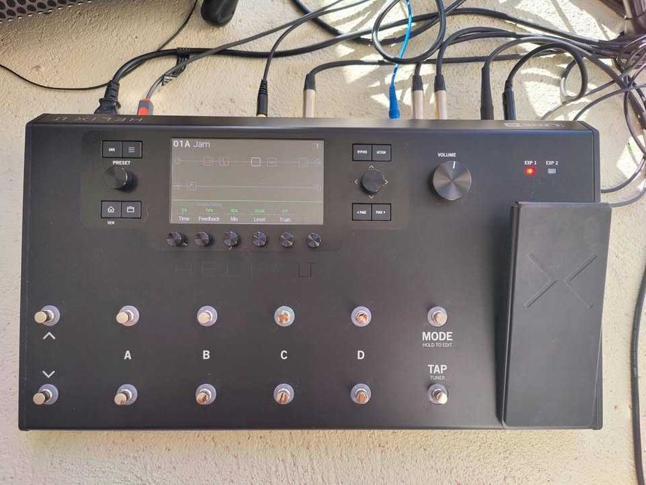 Line 6 Helix LT + Saco Gator - Pedaleira Multiefeitos Impecável