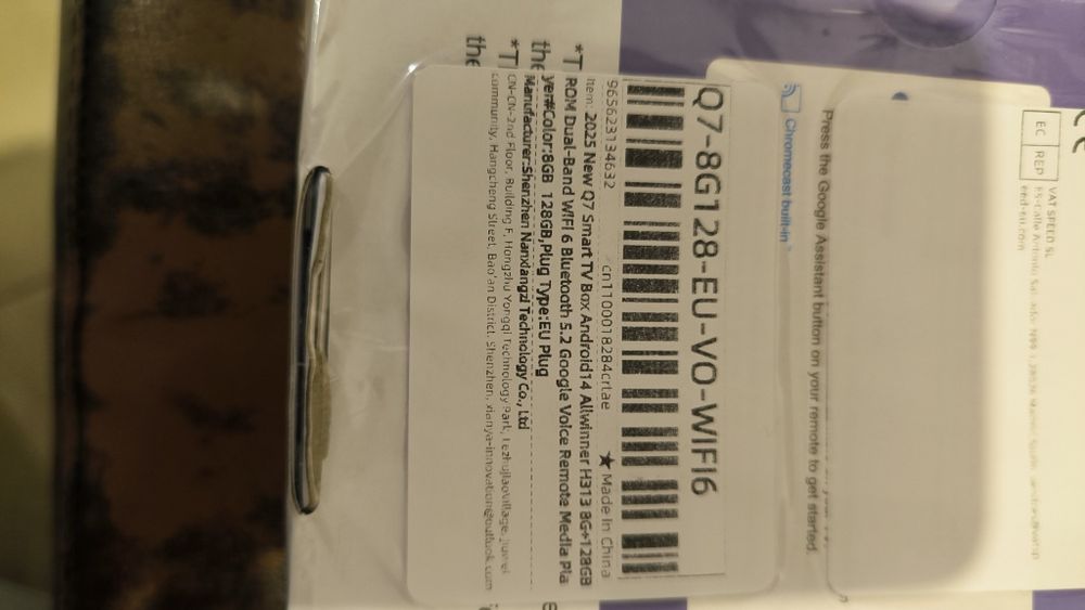 Box android novae selada 8Gb 128 Gb