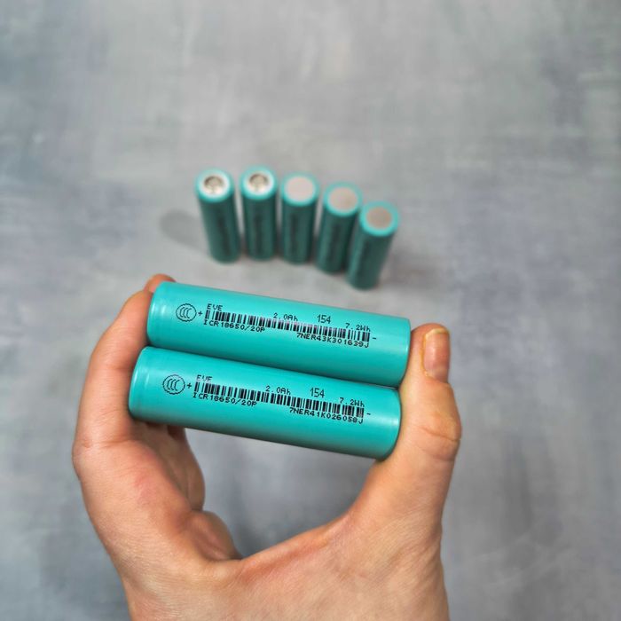 18650 акумулятор високотоковий EVE ICR18650-20P 2000mAh 20A