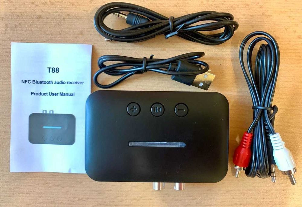 Bluetooth 5.3 аудио адаптер Т88, приемник