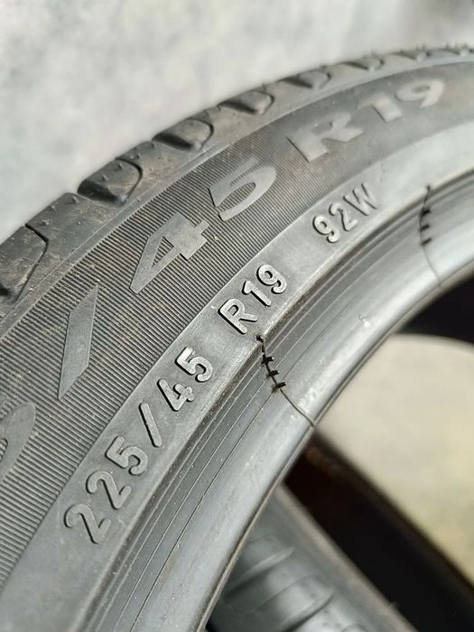 śląsk 2 x lato 225/45 r19 rsc pirelli para