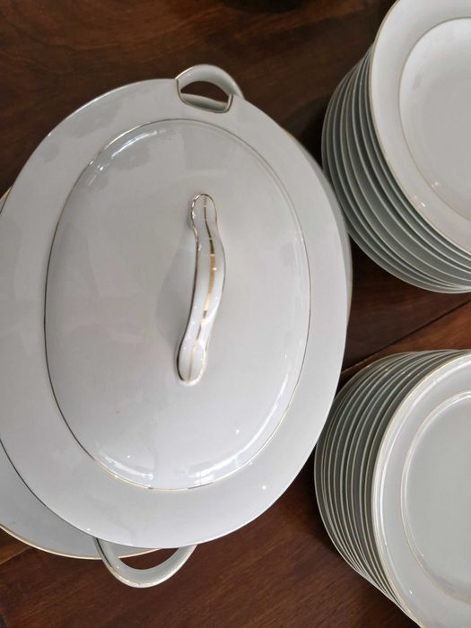 Serviço porcelana branco Vista Alegre Vintage