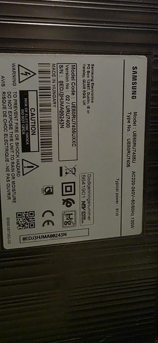 Samsung 50 polegadas 4K UHD Smart TV Led