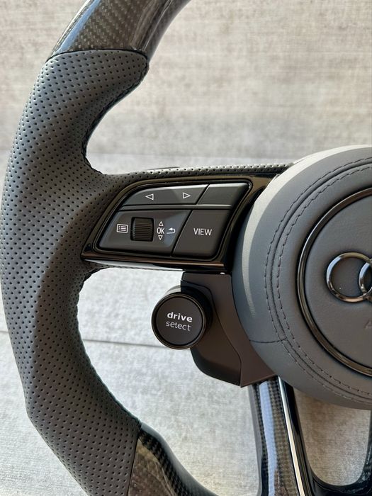 Руль карбон лепестки AUDI a3 a4 a5 s3 s4 s5 b9 карбоновый руль АУДИ