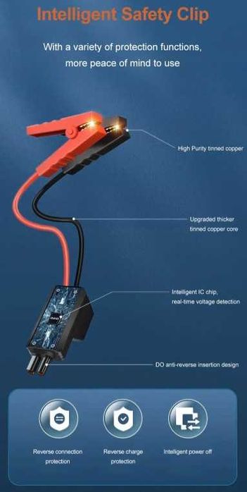 Booster Arrancador  12v 1200A, Bomba de AR, Lanterna, PowerBank, Bolsa