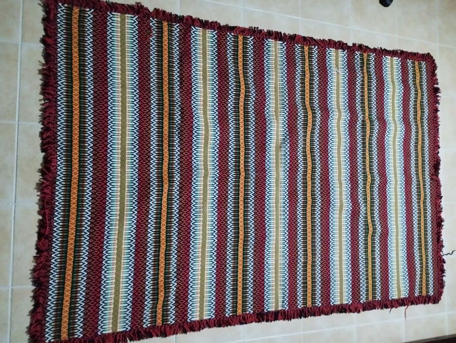 Manta/colcha de lã alentejana/tapete