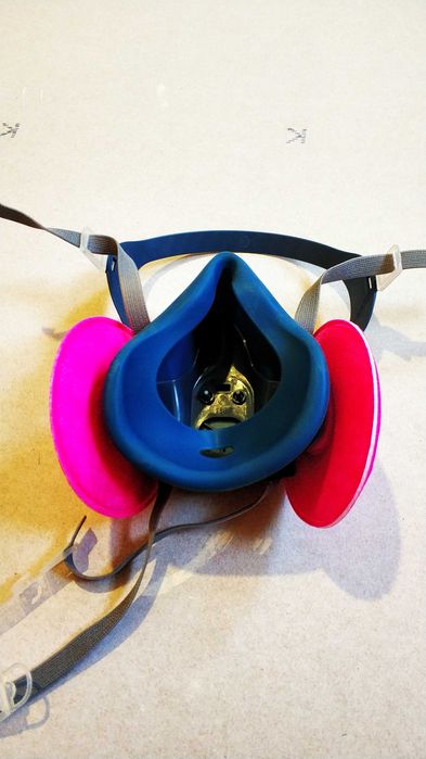 Респиратор Полумаска Маска 3М 7502 с фильтрами 2091. 3m. распиратор