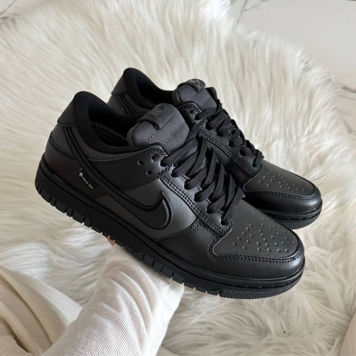 Новинка! Кросівки Nike Dunk Total Black Gore-Tex•найк данк (чорні), гор-текс