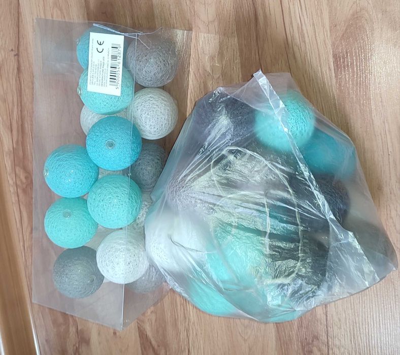 Kulki ozdobne oświetlenie LED baterie AA