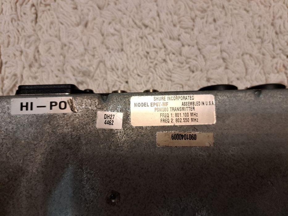 Transmitter psm 600 Shure