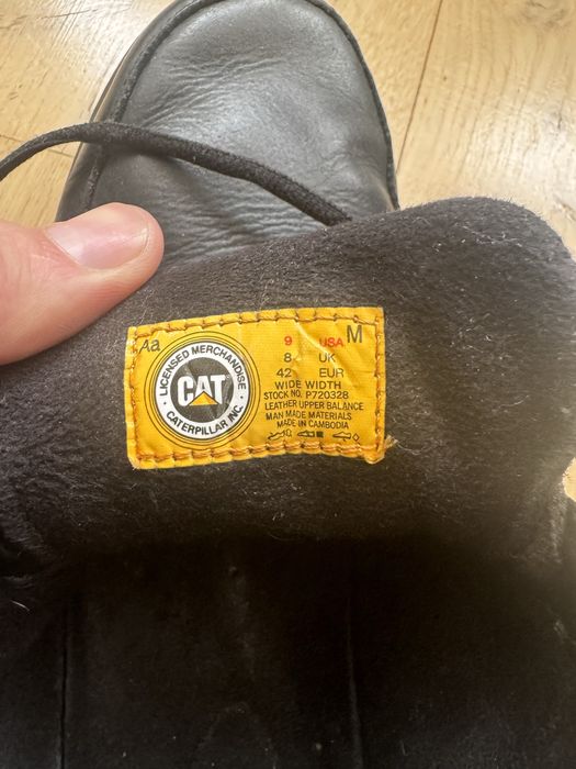 Черевики чорні шкіряні CAT чол.