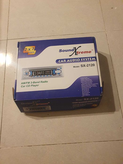 Autoradio leitor cd novo.