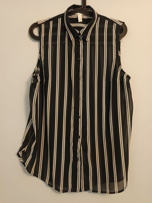 Mgiełka koszula z kołnierzykiem