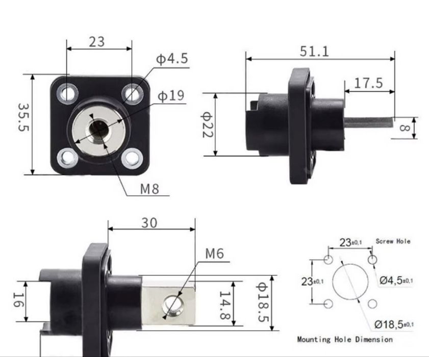 Прохідна клема 200А