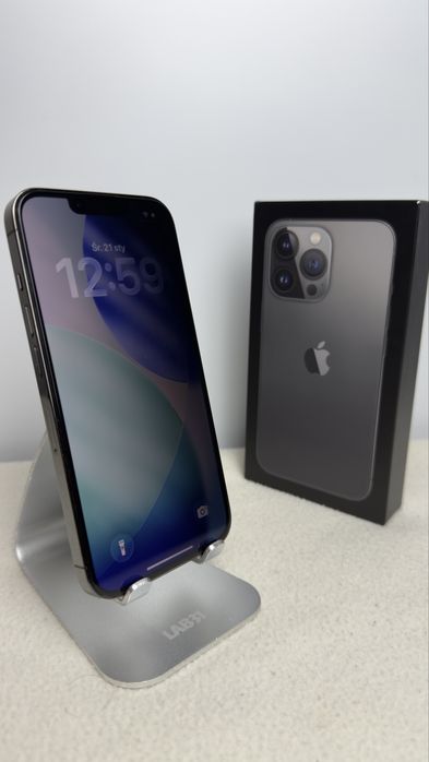 iPhone 13 Pro/Graphite/100% Baterii/Super Stan/Pełen Zestaw