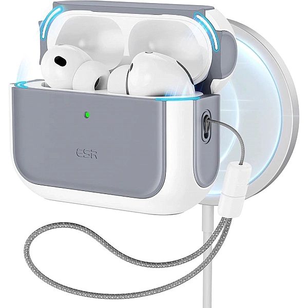 Etui ESR Orbit HaloLock MagSafe na AirPods Pro 3 - białe