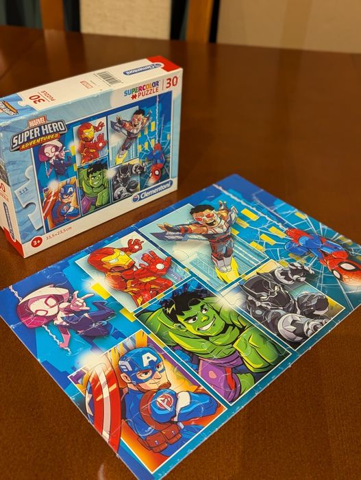 Puzzle Marvel Super Hero adventures, 30 elementów, firmy Clementoni