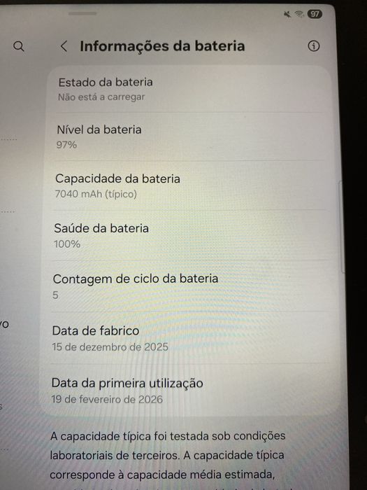 Samsung Galaxy Tab A11+ como nova