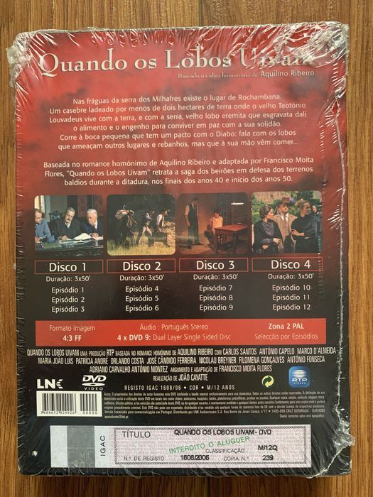 Quando os Lobos Uivam - 4 dvds