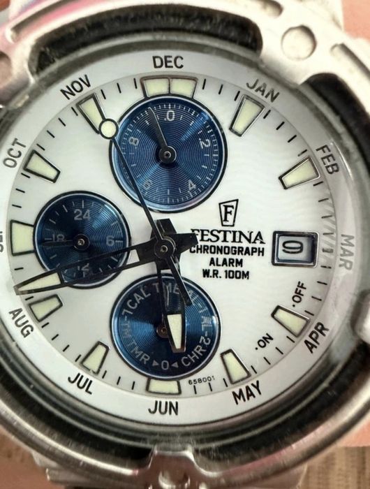 Relógio Festina Cronógrafo Alarme – Série Limitada R. Virenque