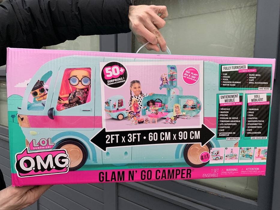 Великий Гламурний кемпер автобус лол lol omg Glam camper 50 сюрпризів
